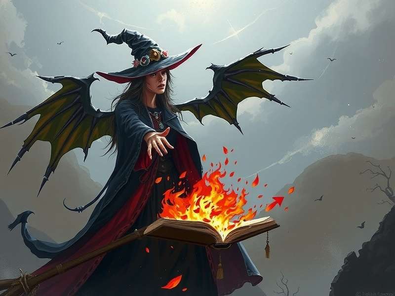 Blackened Witch S Grimoire Cover Art